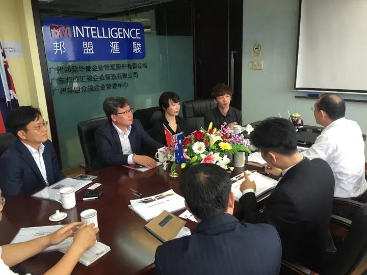11月9日，韓國CHC PARTNERS蒞臨我們司洽談中韓合作事宜